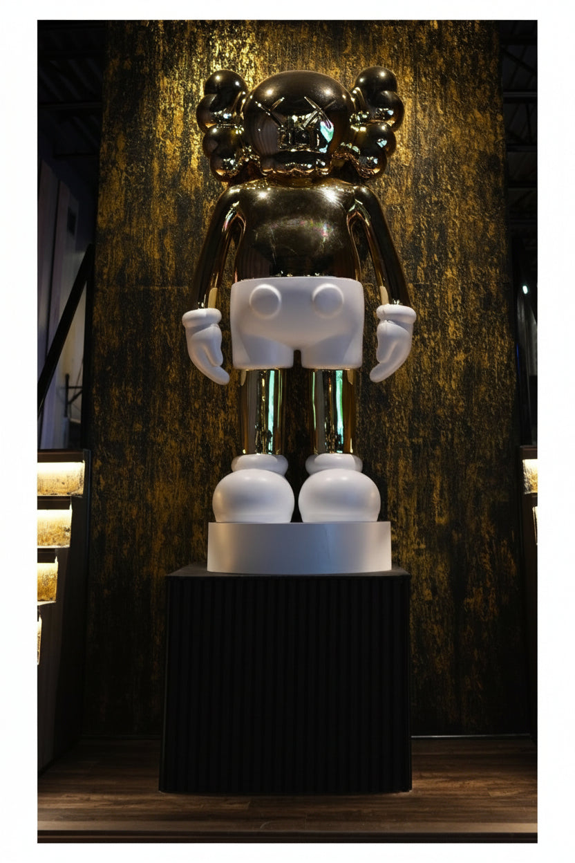 Gold Iconify Sculpture