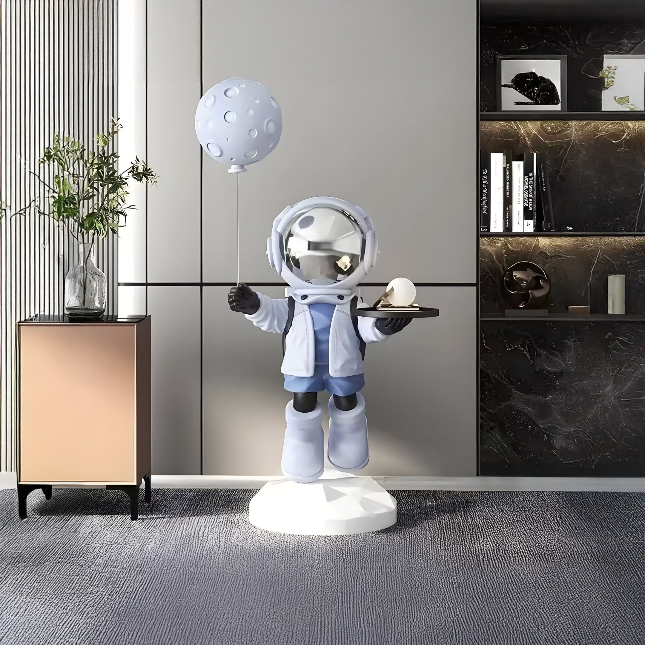 Cosmic Sky Astronaut Butler Balloon Sculpture - 80cm