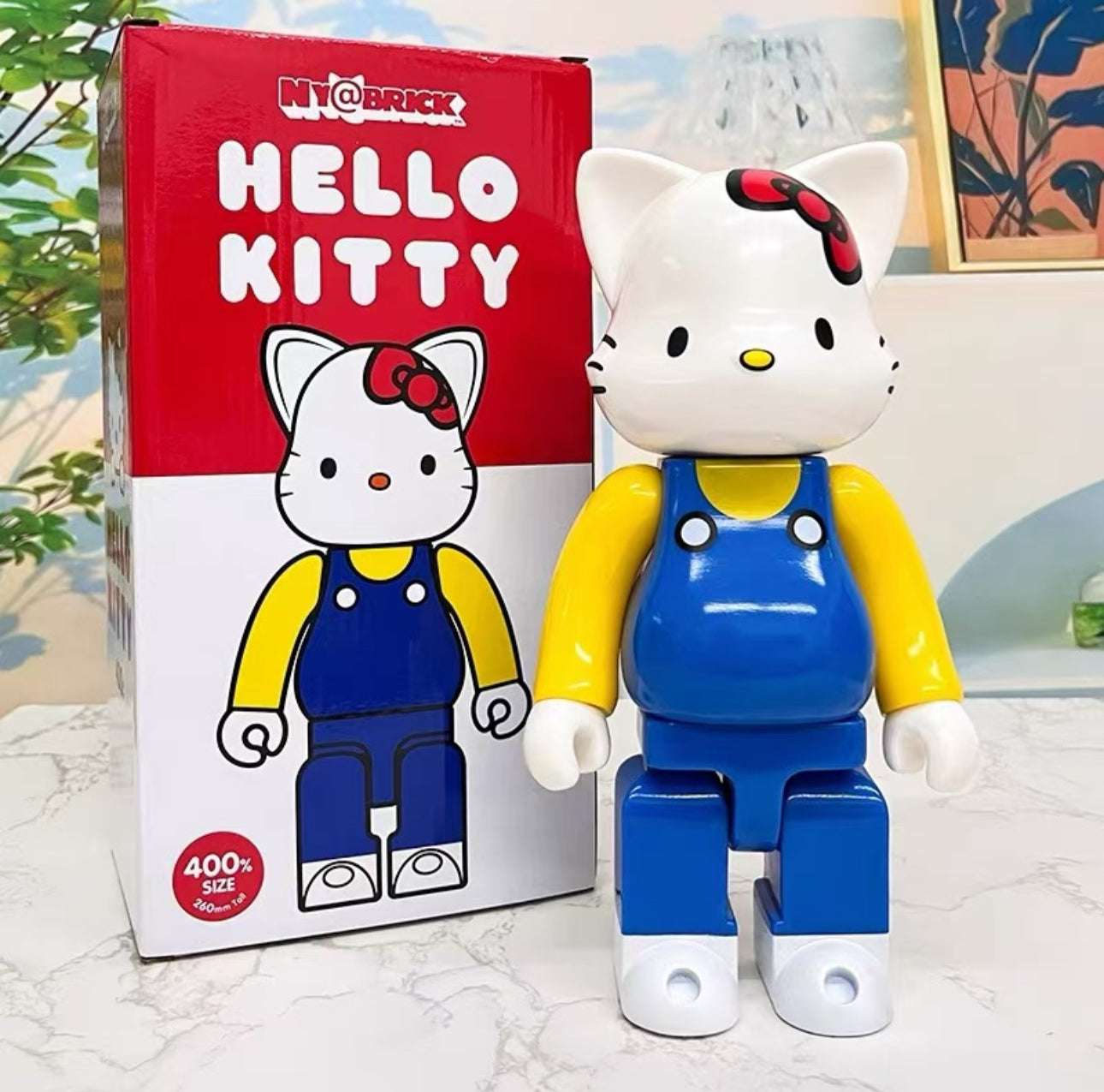 BE@RBRICK X Hello Kitty 400% Bearbrick Figure