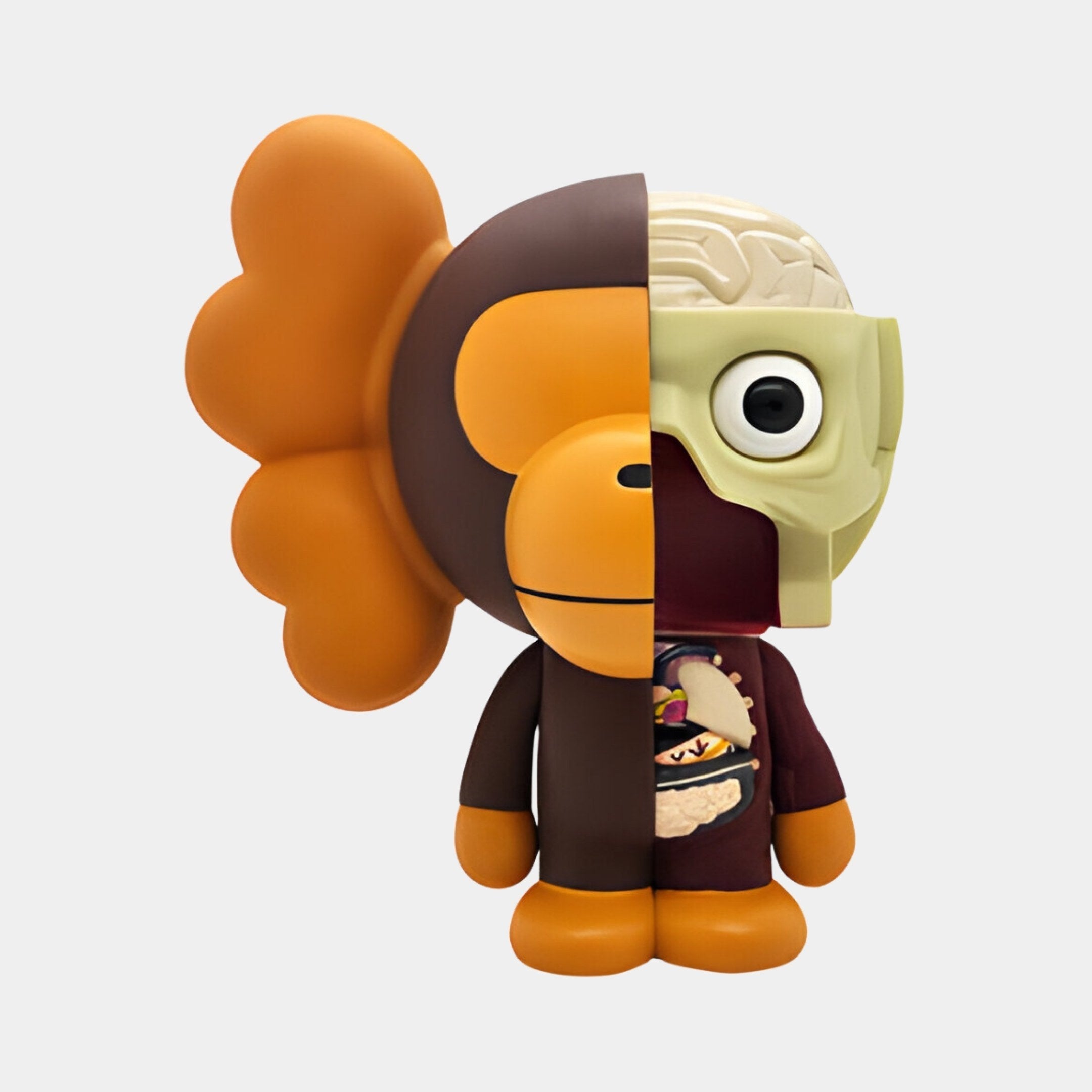 Hazelnut Brown Iconify Monkey Figure - 18cm