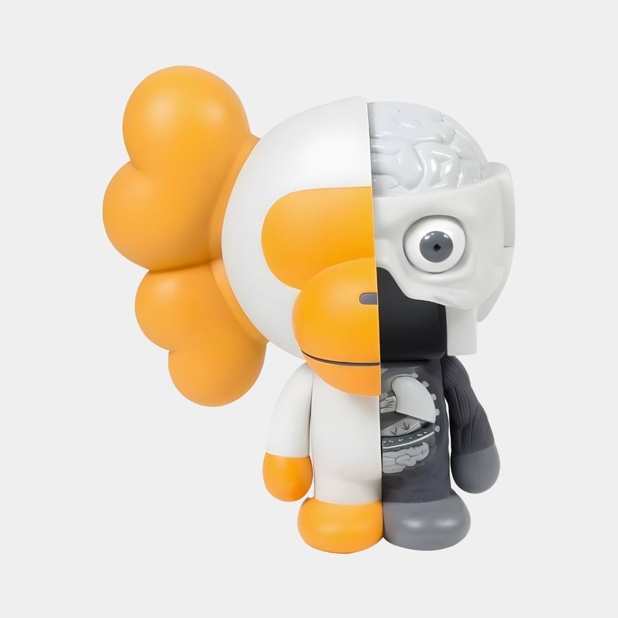 Cloud White Iconify Monkey Figure - 18cm