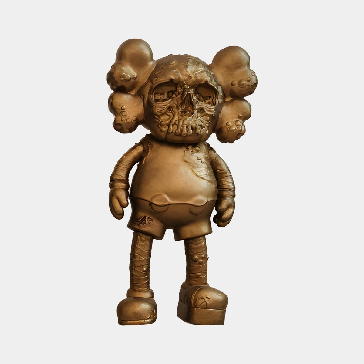 Antique Brushed Gold Iconify Scar Figure - 20cm