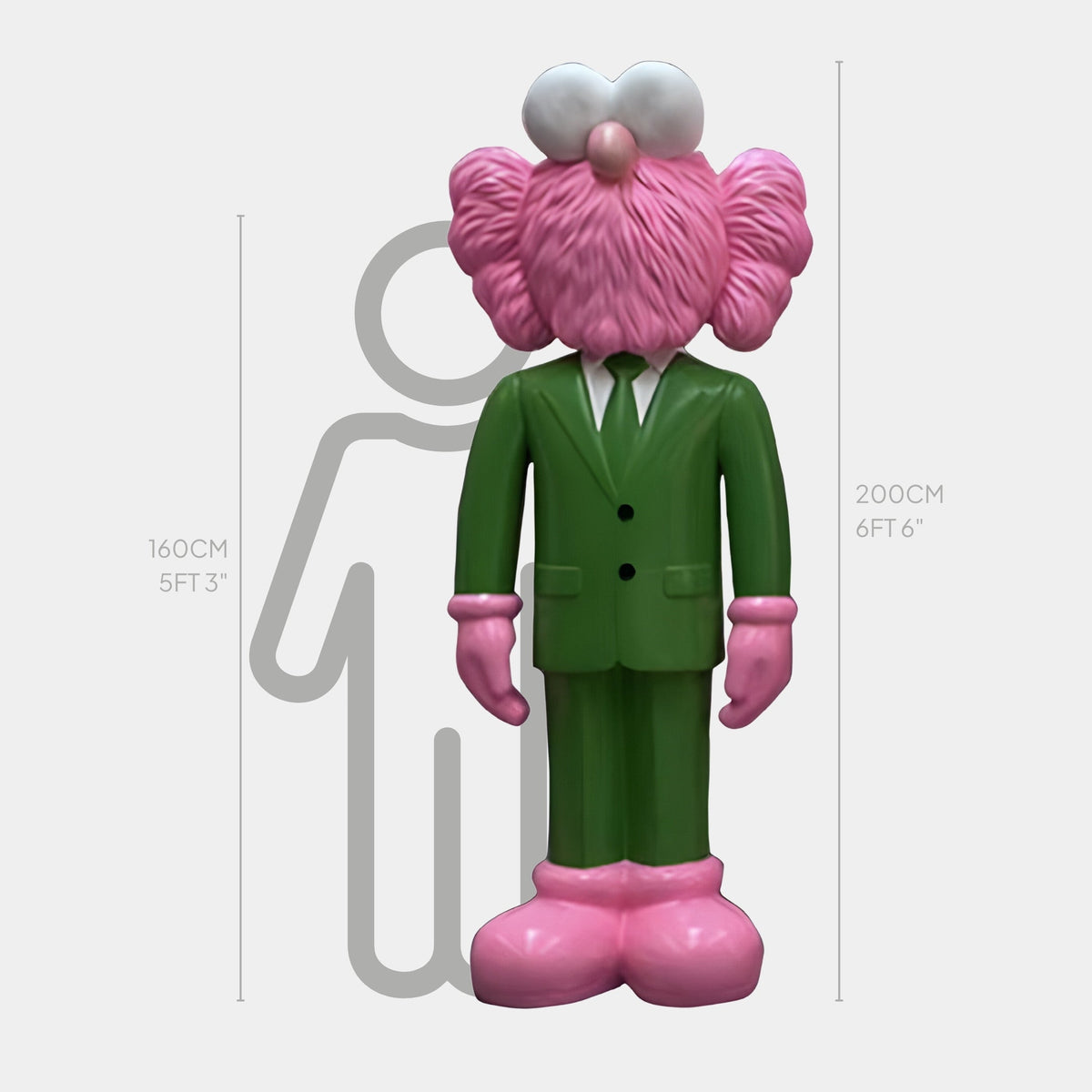 Forest Green Suit Iconify CEO Sculpture - 200cm