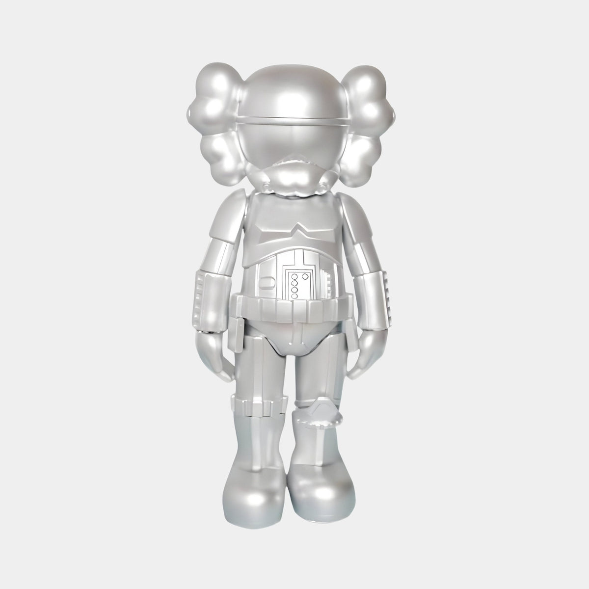 Polished Chrome Silver Iconify Enforcer Figure - 26cm