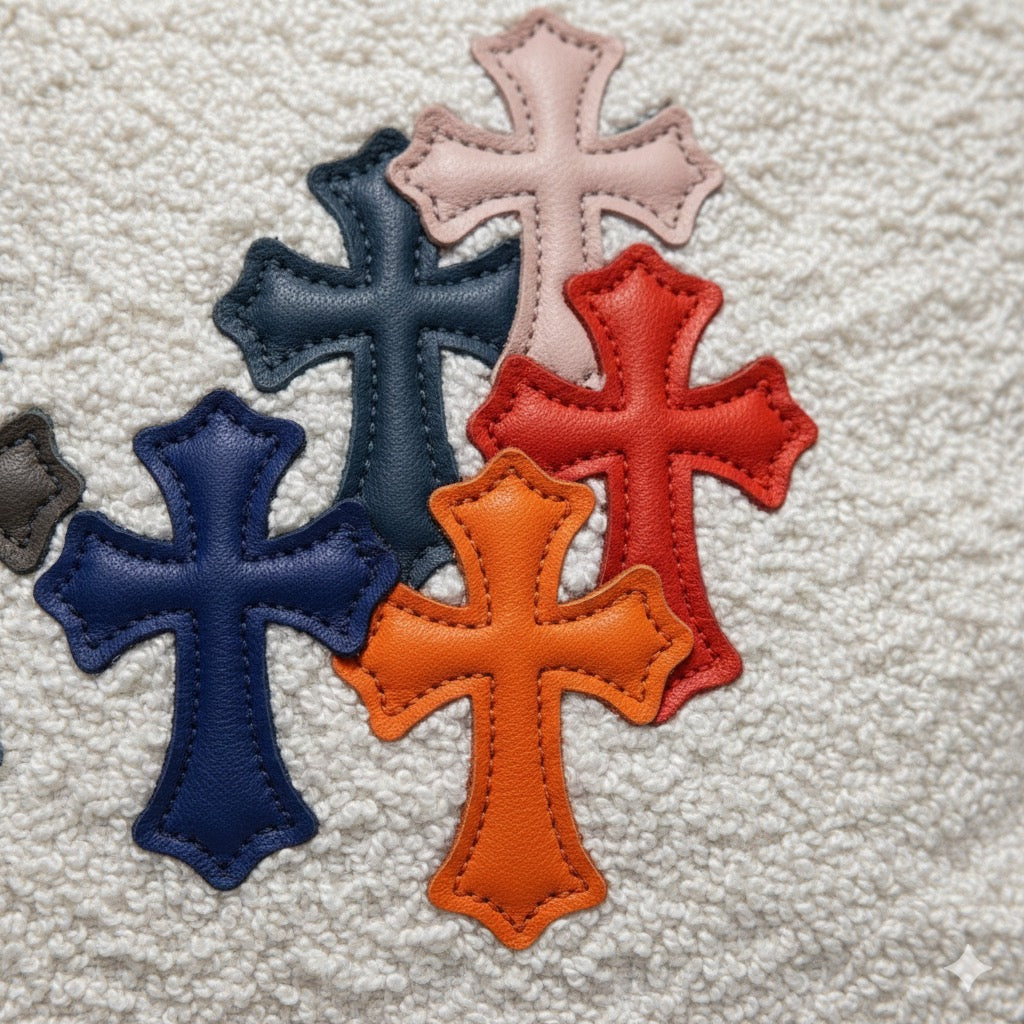 CH Cross Embroidery Woven Pillow