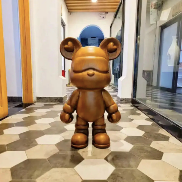 Cartoon Bear Sculpture