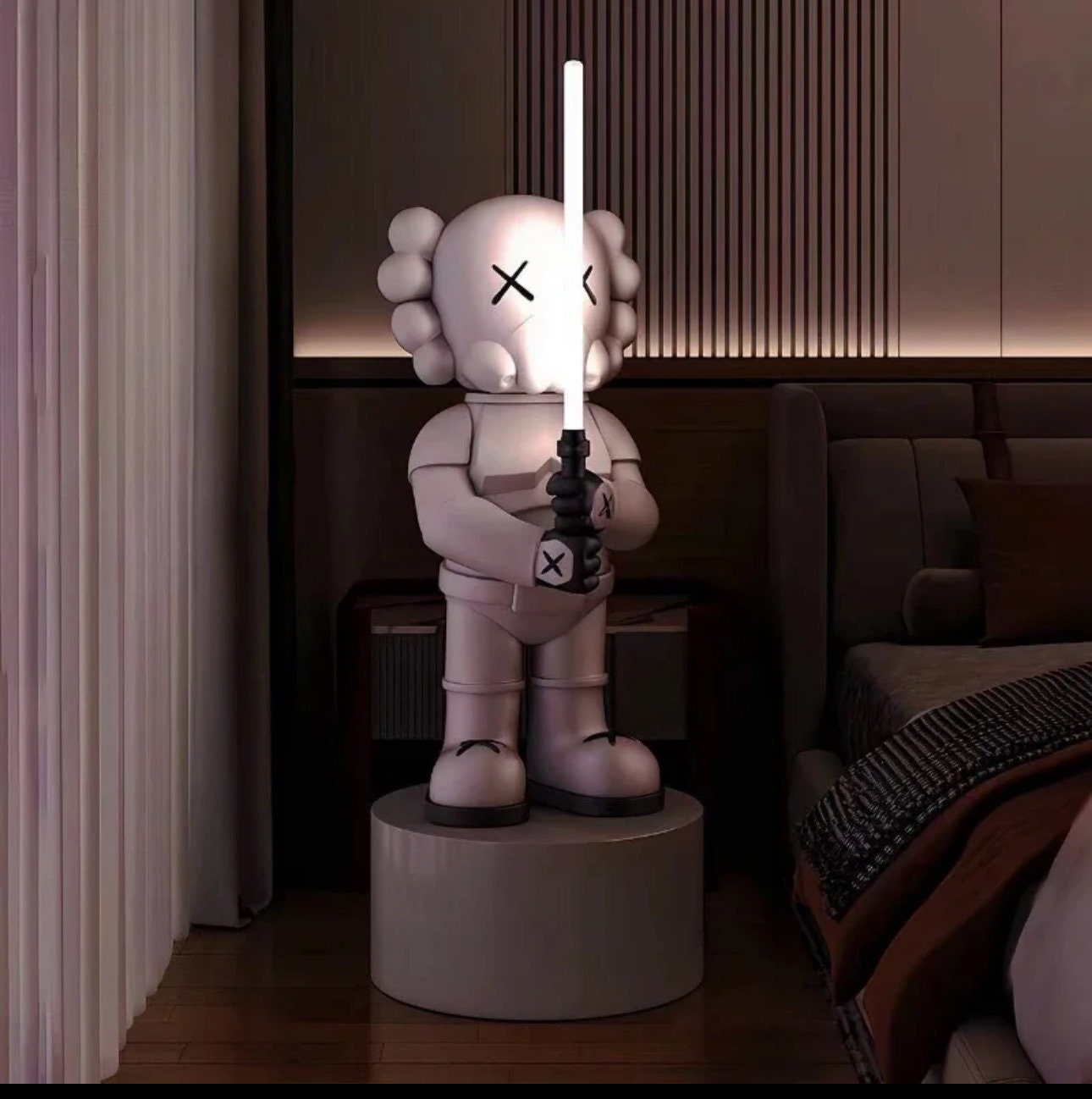 Lightsaber KAWS Figure