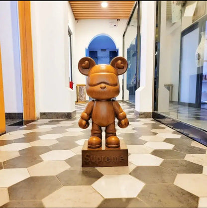 Cartoon Bear Sculpture