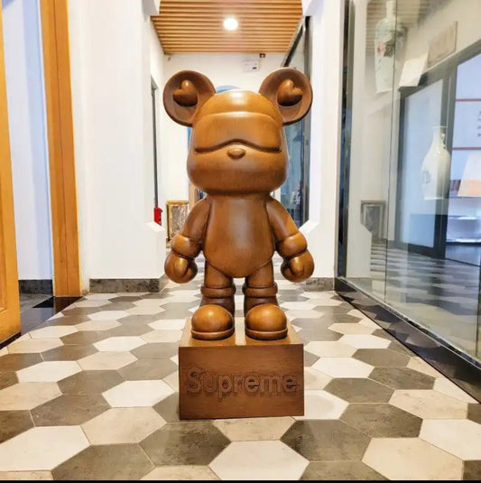 Cartoon Bear Sculpture