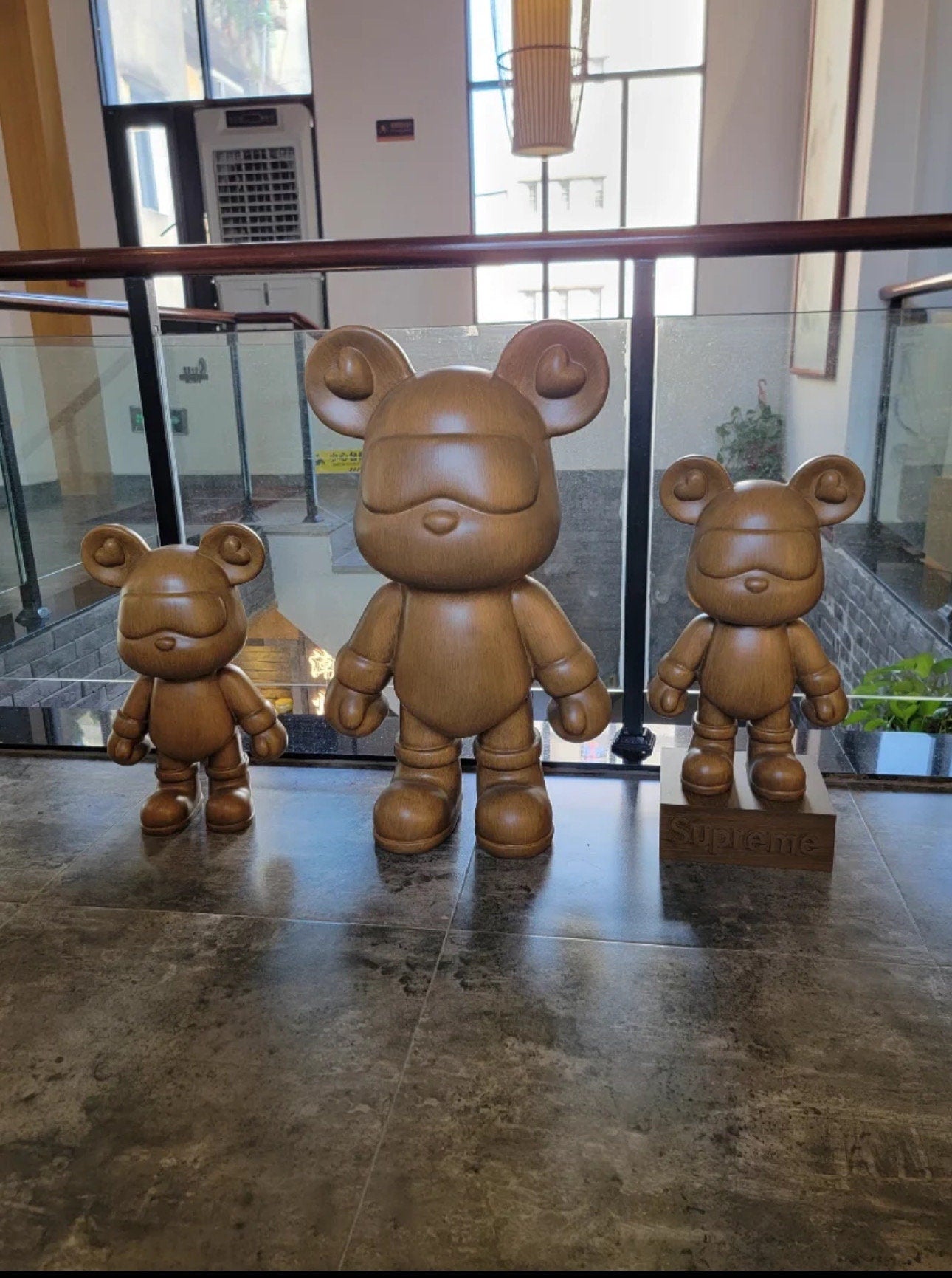 Cartoon Bear Sculpture